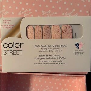 Color Street Pink Warrior Nail Strips